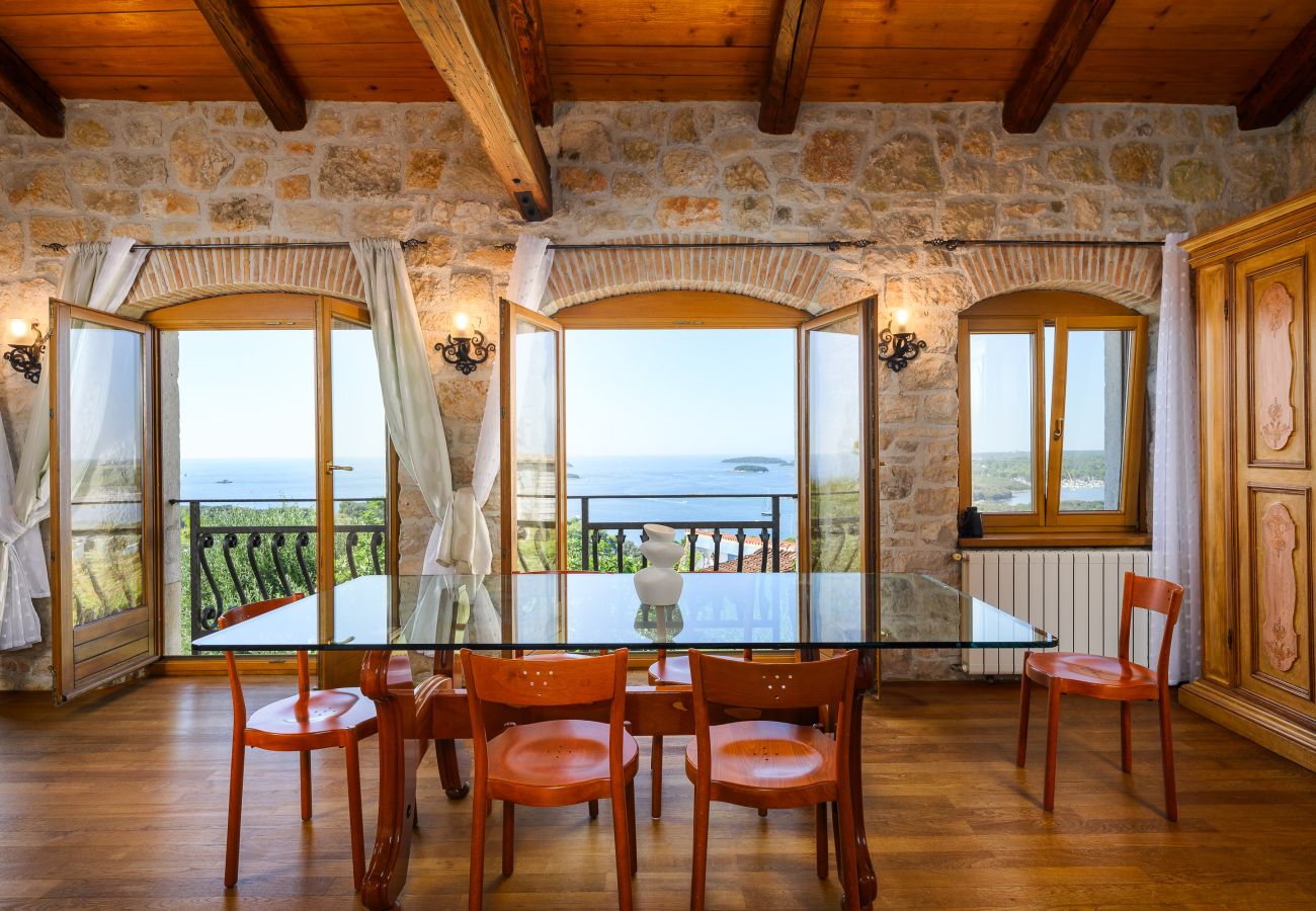 Villa a Vrsar - Villa Carla- Istrian Stone Villa with Sea View