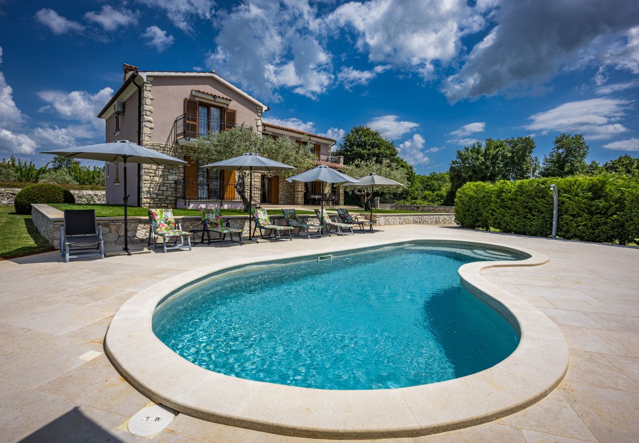 Villa a Radetici - Villa Marijanin vrt with pool in Tinjan, istria